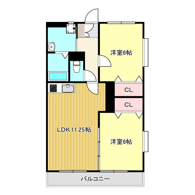 ドミールⅡの間取り
