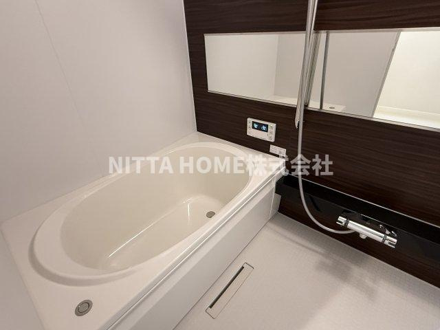 ブルジェオン駅南の浴室|きれいなお風呂に追炊きや浴室乾燥も付いています！