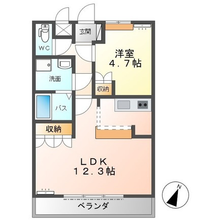 Ｃｈａｒｍａｎｔ　Ｃｏａｔ（シャルマンコート）の間取り|間取図