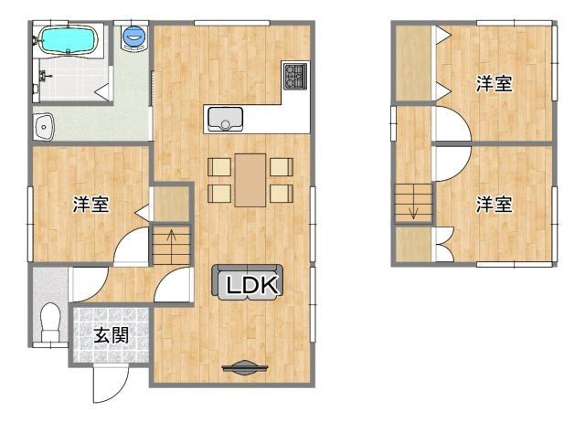 伊佐江町の間取り