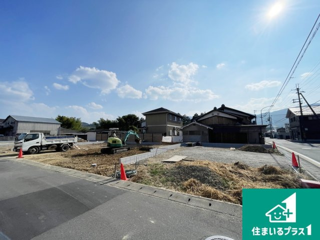 京都市西京区大原野灰方町　第1期　新築一戸建ての外観|周辺は落ち着いた街並みの住宅地！子育てがしやすい住環境です！まだ未完成ですが、現地でしかわからない事もございます。是非一度ご覧ください。