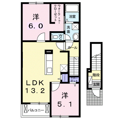 ベル　コリーヌの間取り