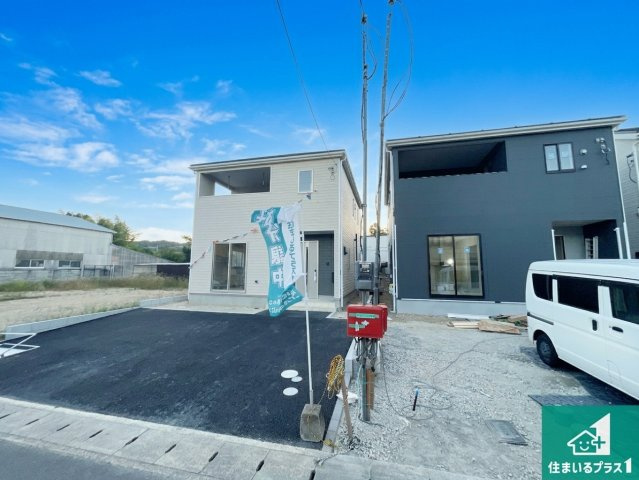 京都市西京区大原野灰方町　第1期　新築一戸建ての外観|現在建築中！落ち着いた街並みで新生活を始めることが出来そう！周辺の物件も併せてご紹介させて頂きます！