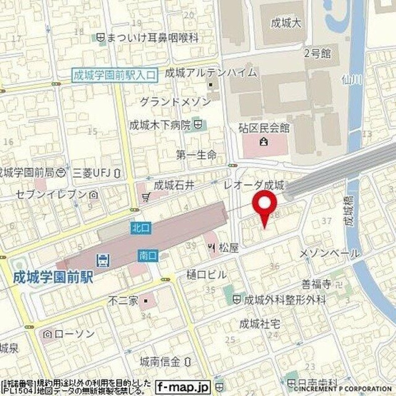 【地図】 | トップ成城学園第２