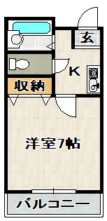 エルロン21（ELERON21）の間取り