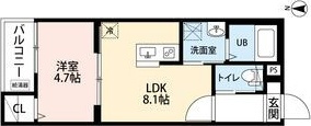 シャンテ六番町(シャンテロクバンチョウ)の間取り