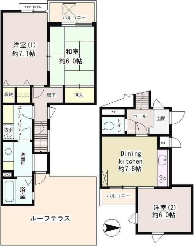 カルム桜新町パティオの外観