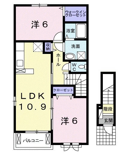 タートルクレインの間取り