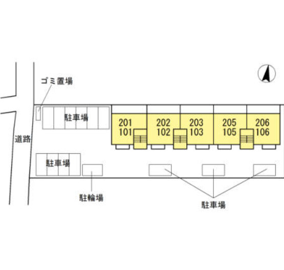 D-room古国府の区画図