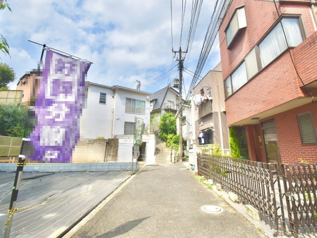 文京区白山丁目　建築条件無し売地　全2区画の前面道路含む現地写真|現地写真