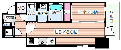 【間取り】 | エスリードレジデンス本町パークフロント