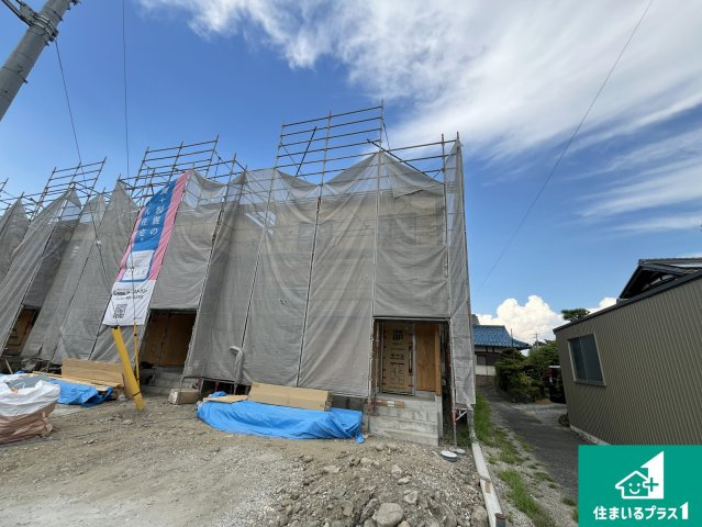 東近江市五個荘簗瀬町　第3期　新築一戸建ての外観|現在建築中！落ち着いた街並みで新生活を始めることが出来そう！周辺の物件も併せてご紹介させて頂きます！
