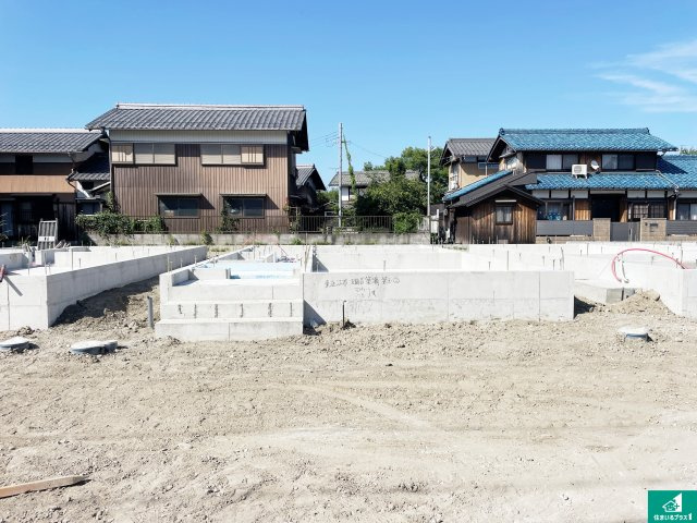 東近江市五個荘簗瀬町　第3期　新築一戸建ての外観|現在建築中！落ち着いた街並みで新生活を始めることが出来そう！周辺の物件も併せてご紹介させて頂きます！
