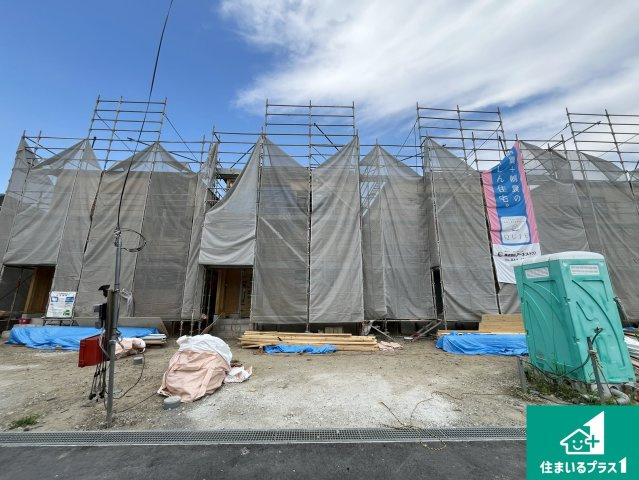 東近江市五個荘簗瀬町　第3期　新築一戸建ての外観|現在建築中！落ち着いた街並みで新生活を始めることが出来そう！周辺の物件も併せてご紹介させて頂きます！
