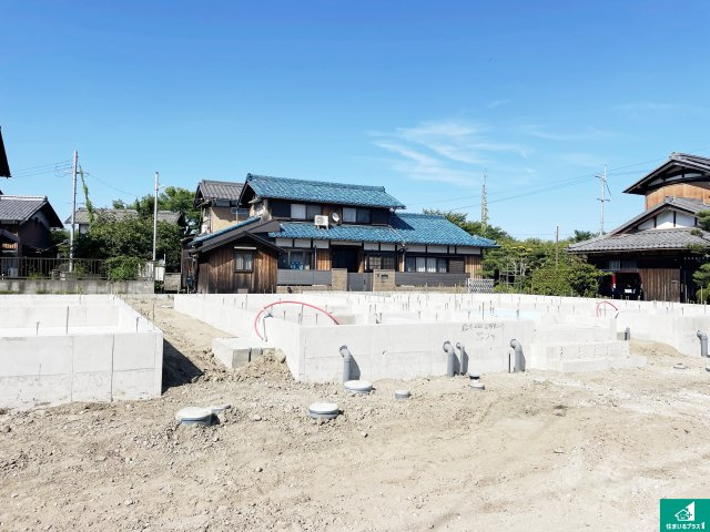 東近江市五個荘簗瀬町　第3期　新築一戸建ての外観|現在建築中！落ち着いた街並みで新生活を始めることが出来そう！周辺の物件も併せてご紹介させて頂きます！
