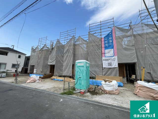 東近江市五個荘簗瀬町　第3期　新築一戸建ての外観|現在建築中！落ち着いた街並みで新生活を始めることが出来そう！周辺の物件も併せてご紹介させて頂きます！
