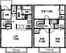 ヴィラ堂筋C棟の間取り