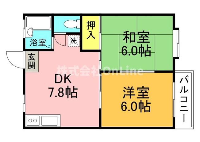 【間取り】 | メゾン・ド・クレールⅡ