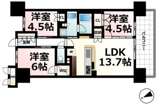 【間取り】 | プレミスト大津京