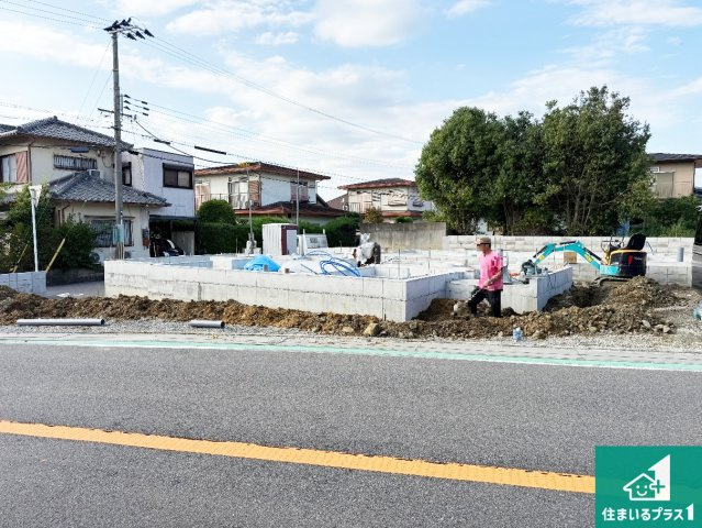 河内長野市大師町　第2期　新築一戸建ての外観|現在の進捗状況です！順調に作業進行中、完成が待ち遠しいです！詳細の間取り等、お気軽にお問い合わせください！