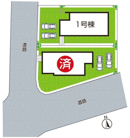 ◆河内長野市大師町　第2期　新築一戸建ての区画図|全2区画