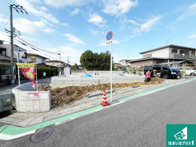 河内長野市大師町　第2期　新築一戸建ての外観|現在の進捗状況です！順調に作業進行中、完成が待ち遠しいです！詳細の間取り等、お気軽にお問い合わせください！