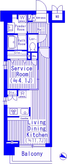 グランパークときわの間取り