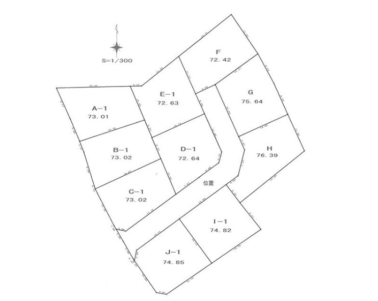 白河市 米山越（新白河駅） 住宅用地の土地図