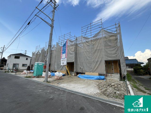 東近江市五個荘簗瀬町　第3期　新築一戸建ての外観|現在建築中！落ち着いた街並みで新生活を始めることが出来そう！周辺の物件も併せてご紹介させて頂きます！
