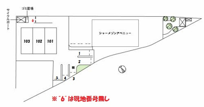 【区画図】 | シャーメゾンアベニューⅡ