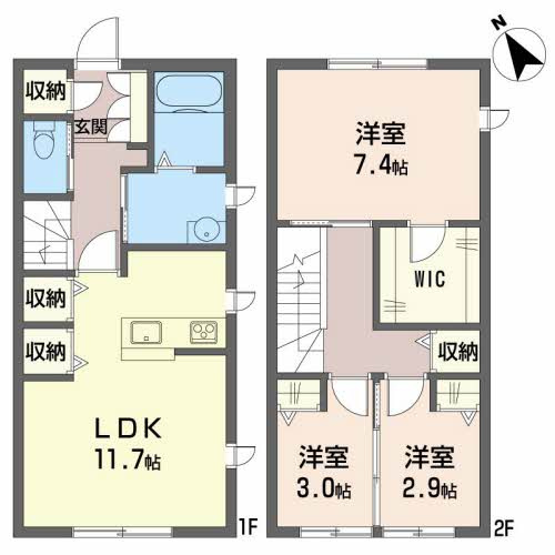 【間取り】 | シャーメゾンアベニューⅡ