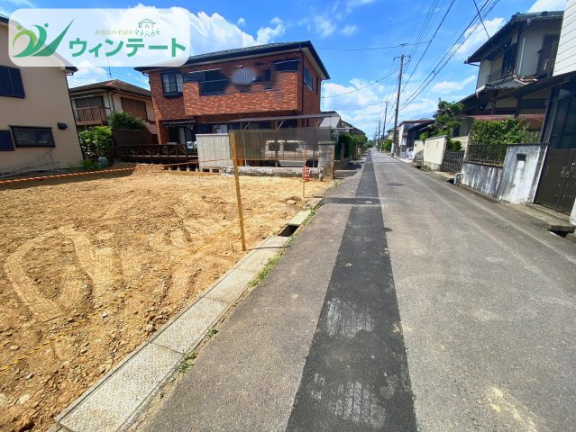 牛久市田宮町01期　新築戸建の前面道路含む現地写真|建築の進捗に応じて見学も可能です。現地で暮らしのイメージを膨らませてください。