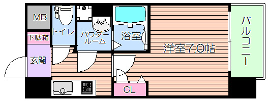 【間取り】 | レジュールアッシュ梅田北