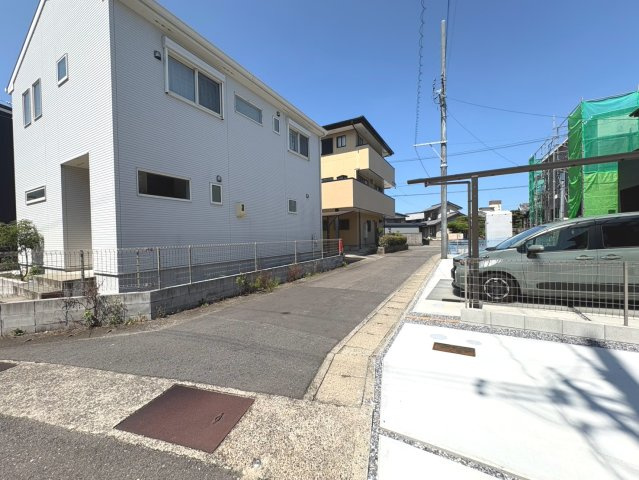 ダイマルタウン　岐阜市宇佐東町第1　全3区画分譲の前面道路含む現地写真|■前面道路　■ヤマダ不動産　株式会社リライフ　
■夢のマイホーム購入をフルサポートします！