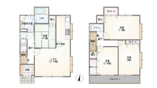 【間取り】 | 日野市程久保３丁目戸建