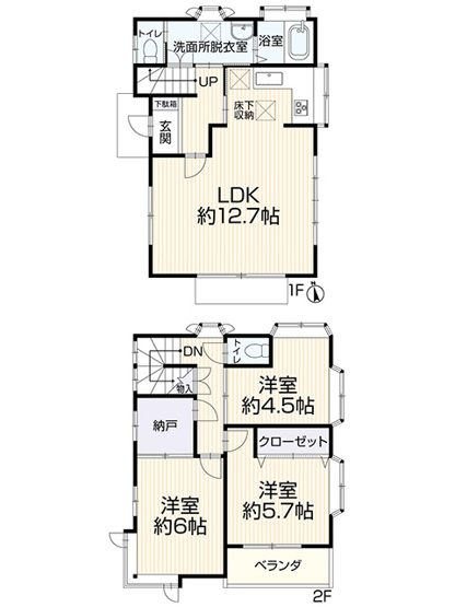 【間取り】 | 〇●藤沢市大鋸 中古戸建●〇