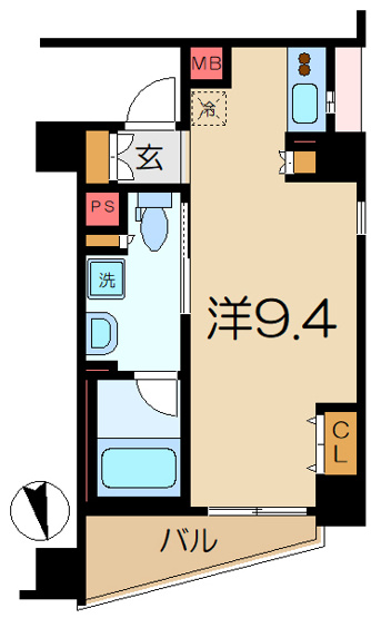 【間取り】 | パークアクシス横浜井土ヶ谷
