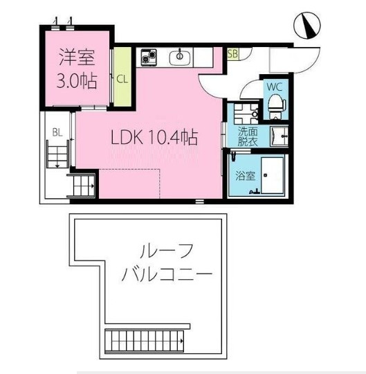 柏市旭町７丁目のアパート