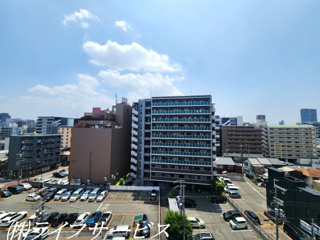【展望】 | コスモハイツ新大阪２番館 | バルコニーからの眺望／上層階８階部分につき良好です！