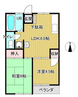 【間取り】 | コーポ司