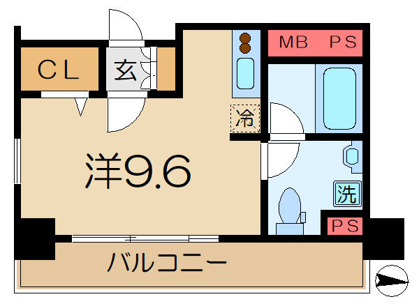 【間取り】 | パークアクシス横浜井土ヶ谷