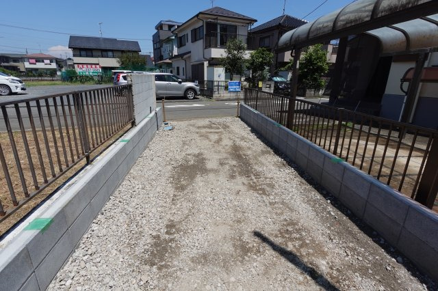 川越市的場１丁目　3LDK新築戸建の駐車場
