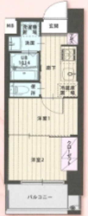 Mark Avenue Tower 久留米の間取り