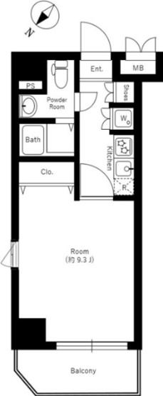 【間取り】 | ＡＱＵＡ　ＰＲＩＭＥ　ＴＯＷＥＲ　ＯＳＨＩＡＧＥ