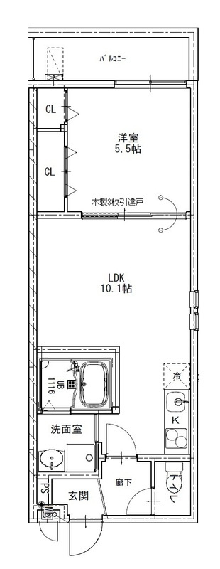 WISHパレスの間取り