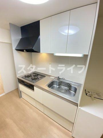 大阪市淀川区木川東３丁目の賃貸マンションのキッチン