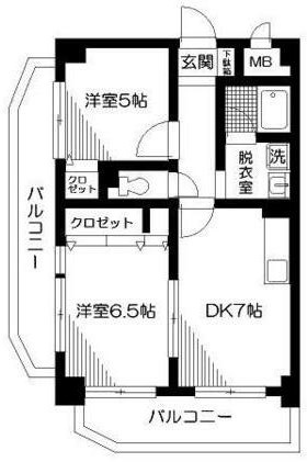 ルーセント方南の間取り