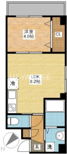 サザンパレスⅡの間取り