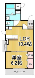 ミモザの間取り