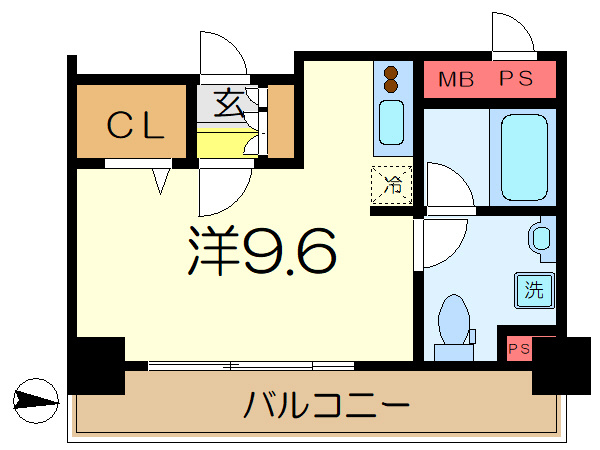【間取り】 | パークアクシス横浜井土ヶ谷